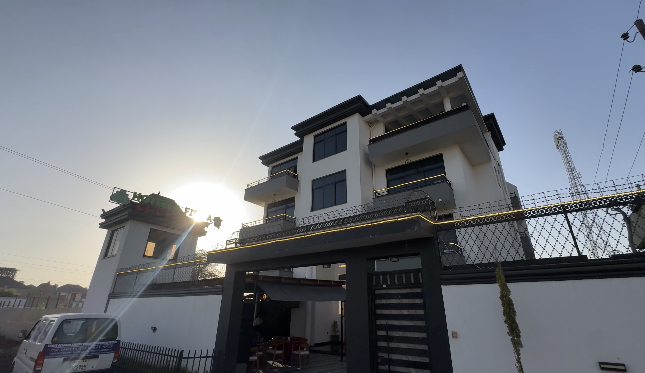 Exterior of FiraHotel in Bishoftu